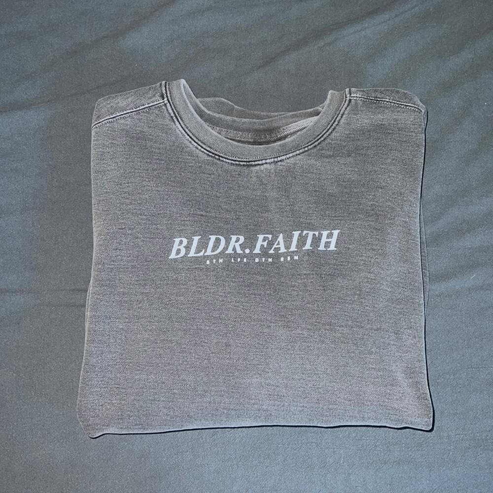 bldr faith crewneck